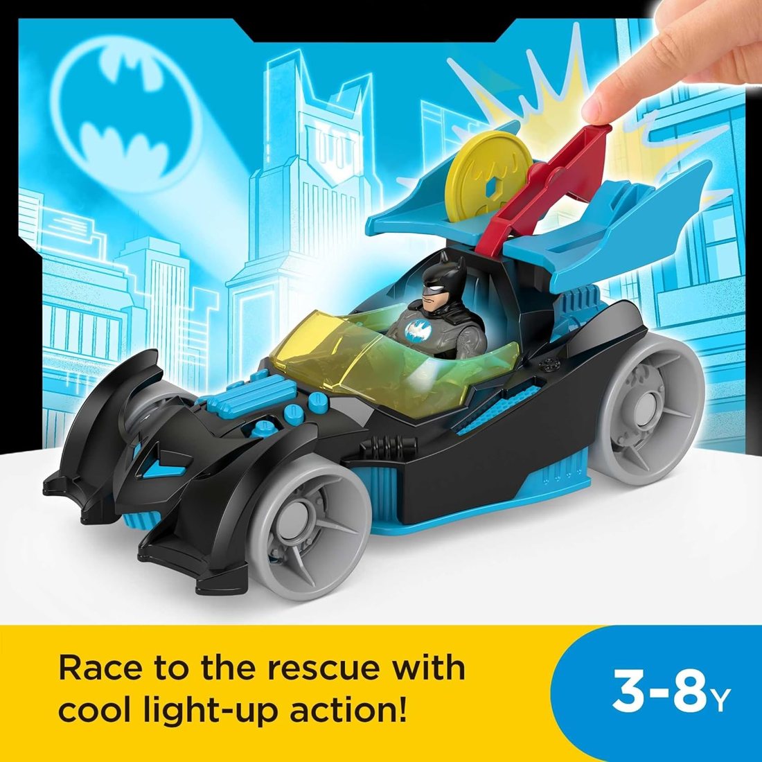 Bat-Tech Racing Batmobile, view 3