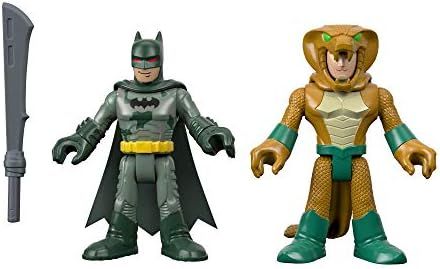 Imaginext Batman and Copperhead with wearable snakeskin