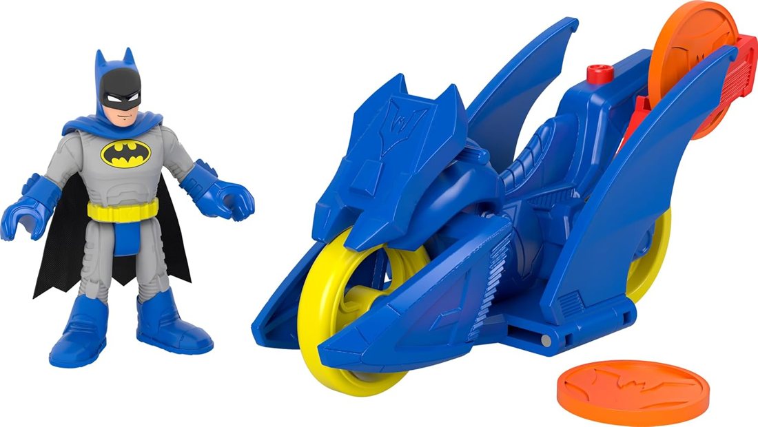 Batman & Blue Winged Batcycle, view 2