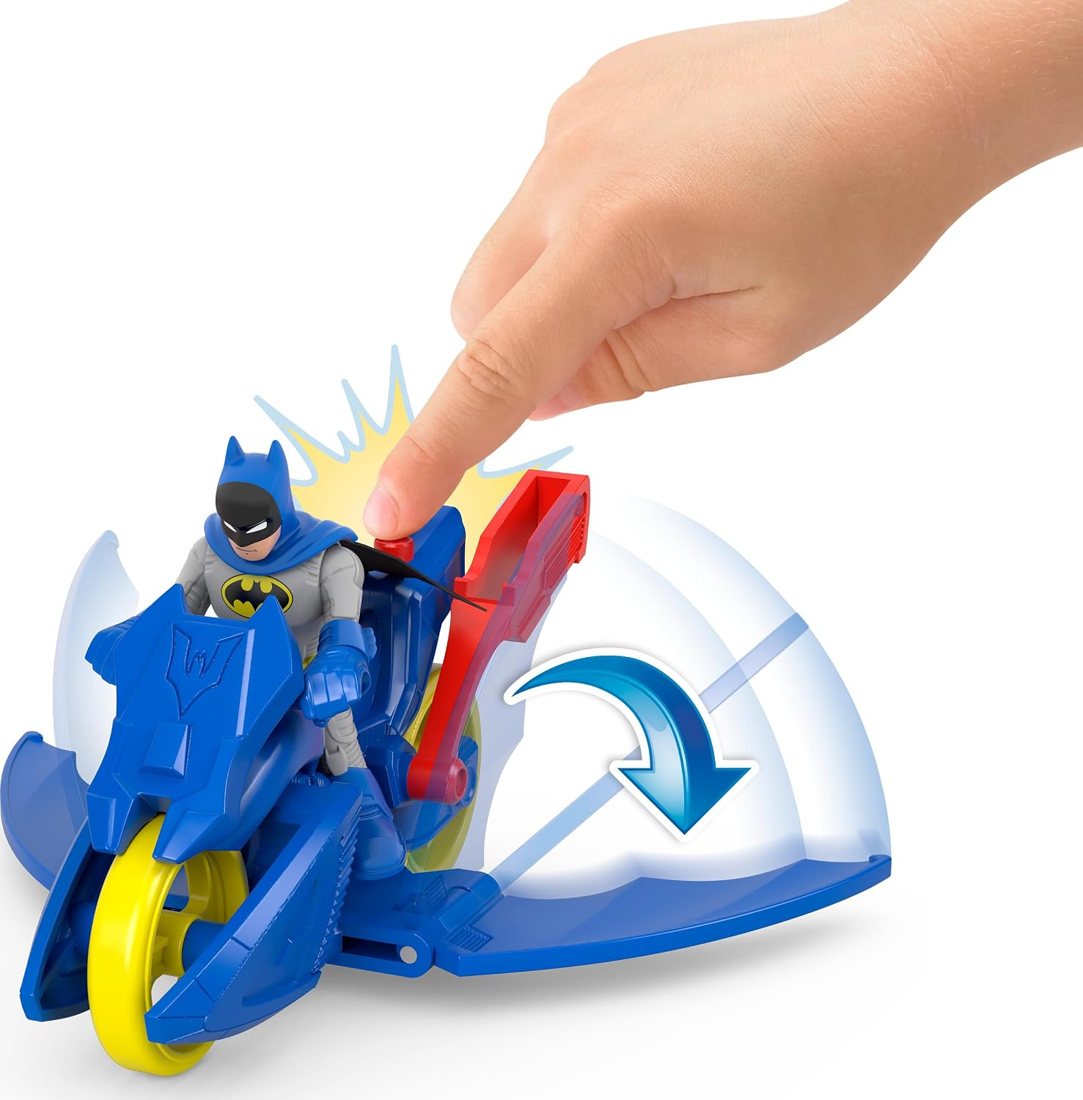 Batman & Blue Winged Batcycle, view 3