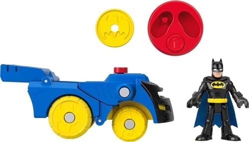 Imaginext Batman Head Shifters helmet transforming into a Batmobile