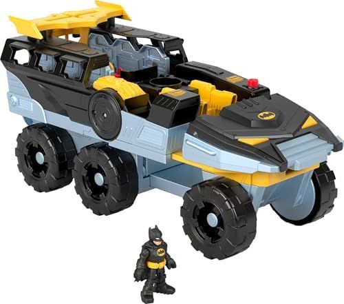 Imaginext Batman Transforming Bat-Tank in battle mode with lights