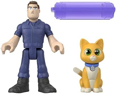 Imaginext Lightyear Buzz in jumpsuit with robot cat Sox