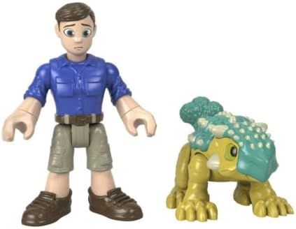 Imaginext Jurassic World Camp Cretaceous Bumpy and Ben figures