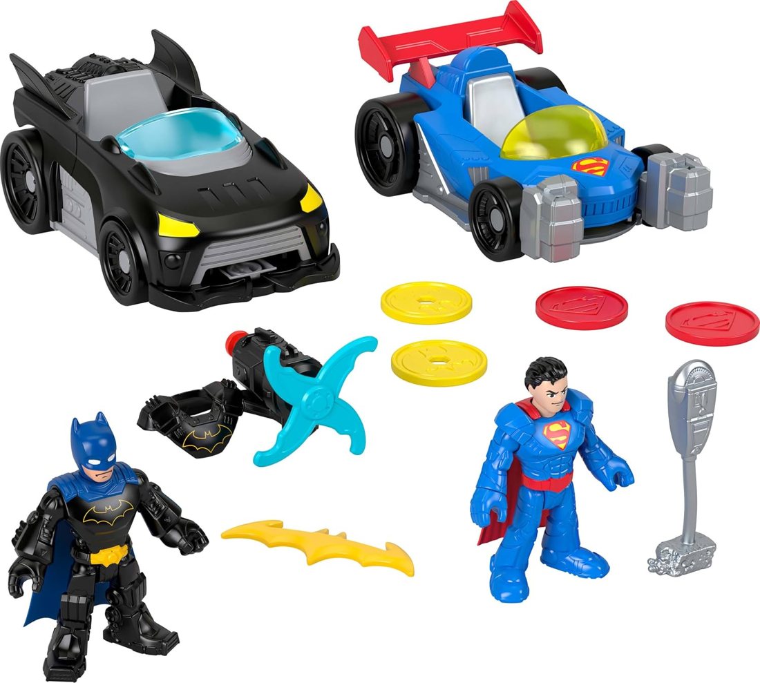 DC Metal Force Batmobile & Supermobile, view 2