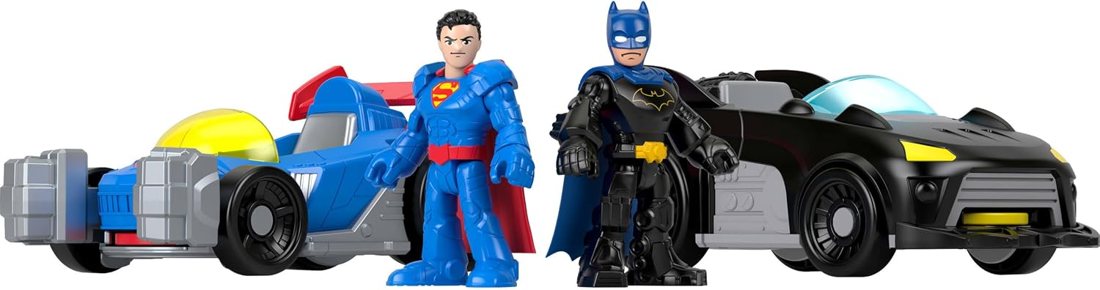 DC Metal Force Batmobile & Supermobile, view 6