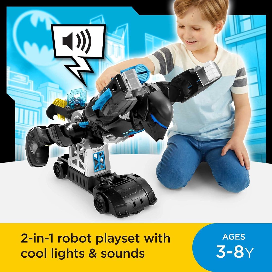 Bat-Tech Batbot Playset, view 5