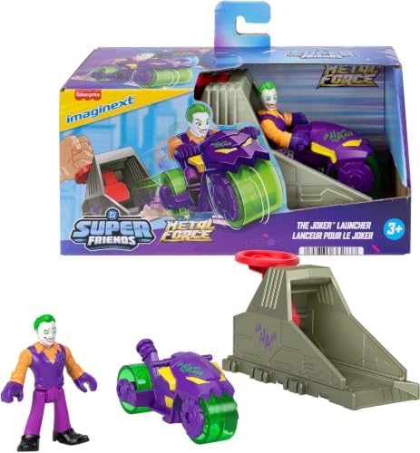 Imaginext The Joker launcher set with race vehicle
