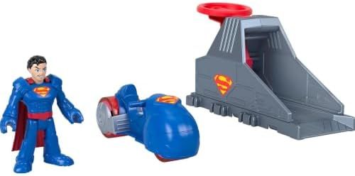 Imaginext Superman launcher set with race vehicle