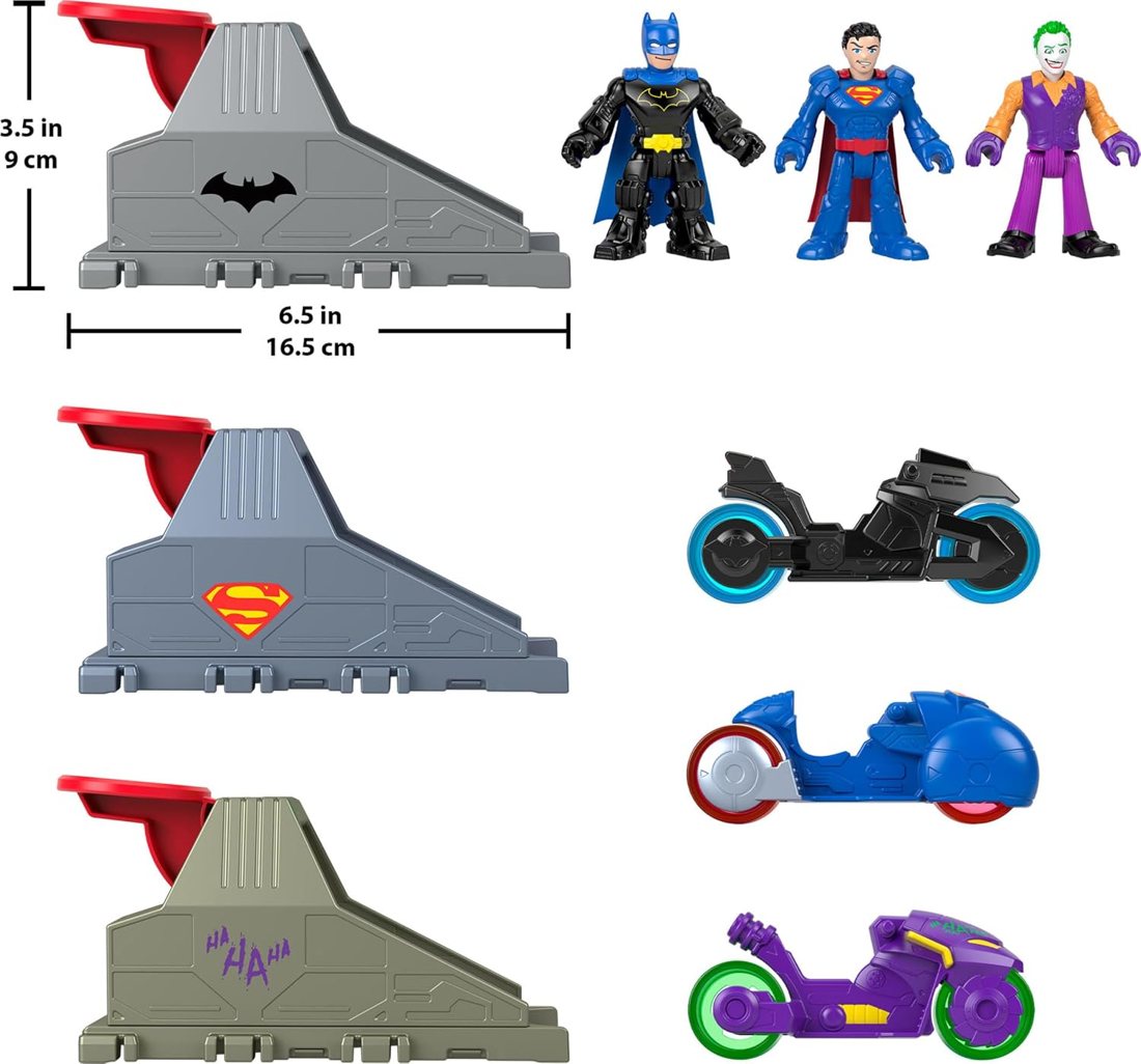 DC Super Friends 3-Pack Launcher Set, view 6