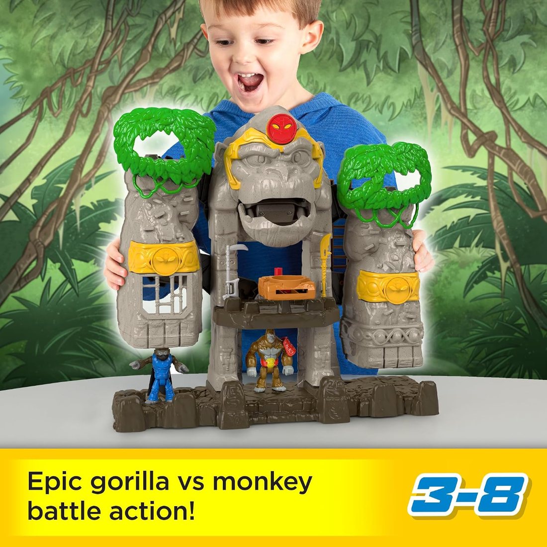 Gorilla Fortress Playset, view 4