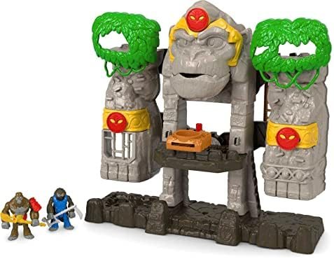 Imaginext Gorilla Fortress playset with smashing arms, jail cell and figures