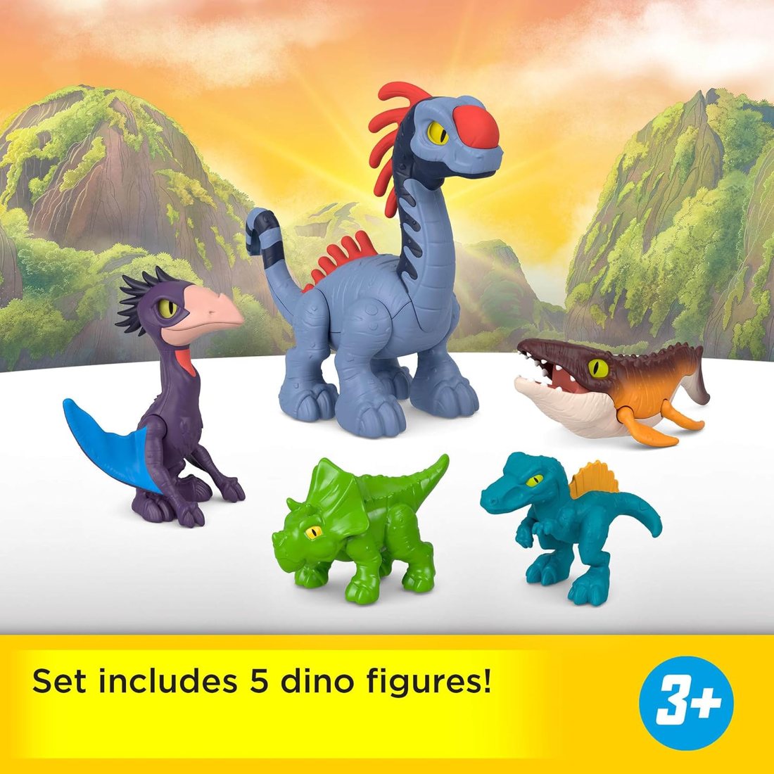 Jurassic World Rebirth Figure Multipack, view 3