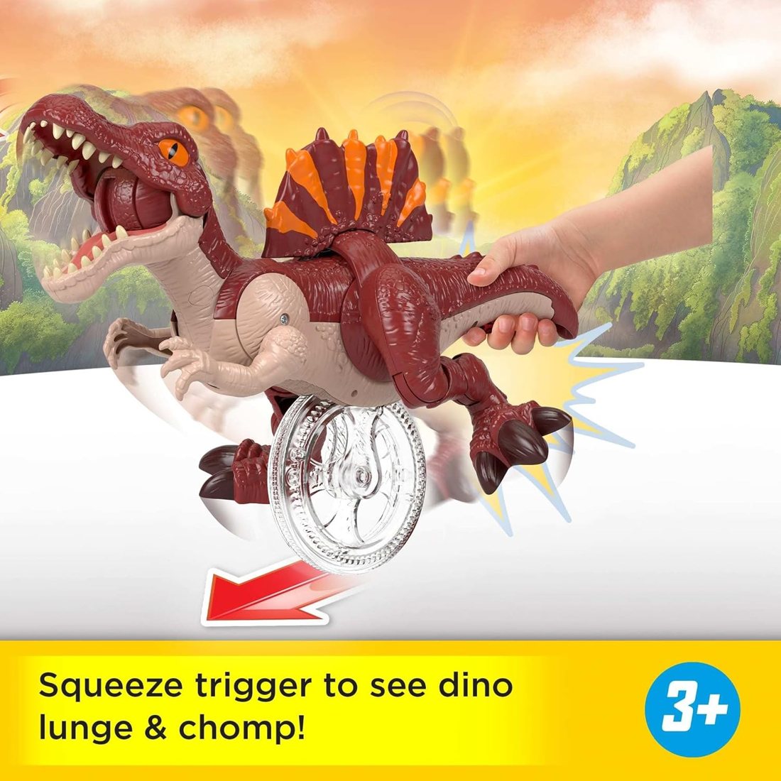 Jurassic World Rebirth Sprinting Spinosaurus, view 4