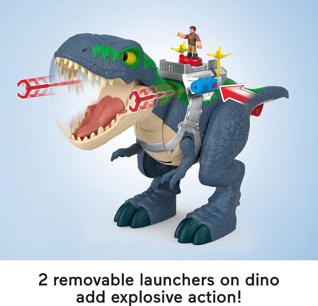 Jurassic World Rebirth Ultimate Action Chomp T. rex, view 6