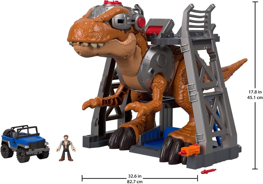 Jurassic World T. rex with Owen Grady, view 4