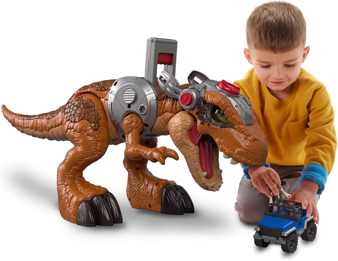 Jurassic World T. rex with Owen Grady, view 5