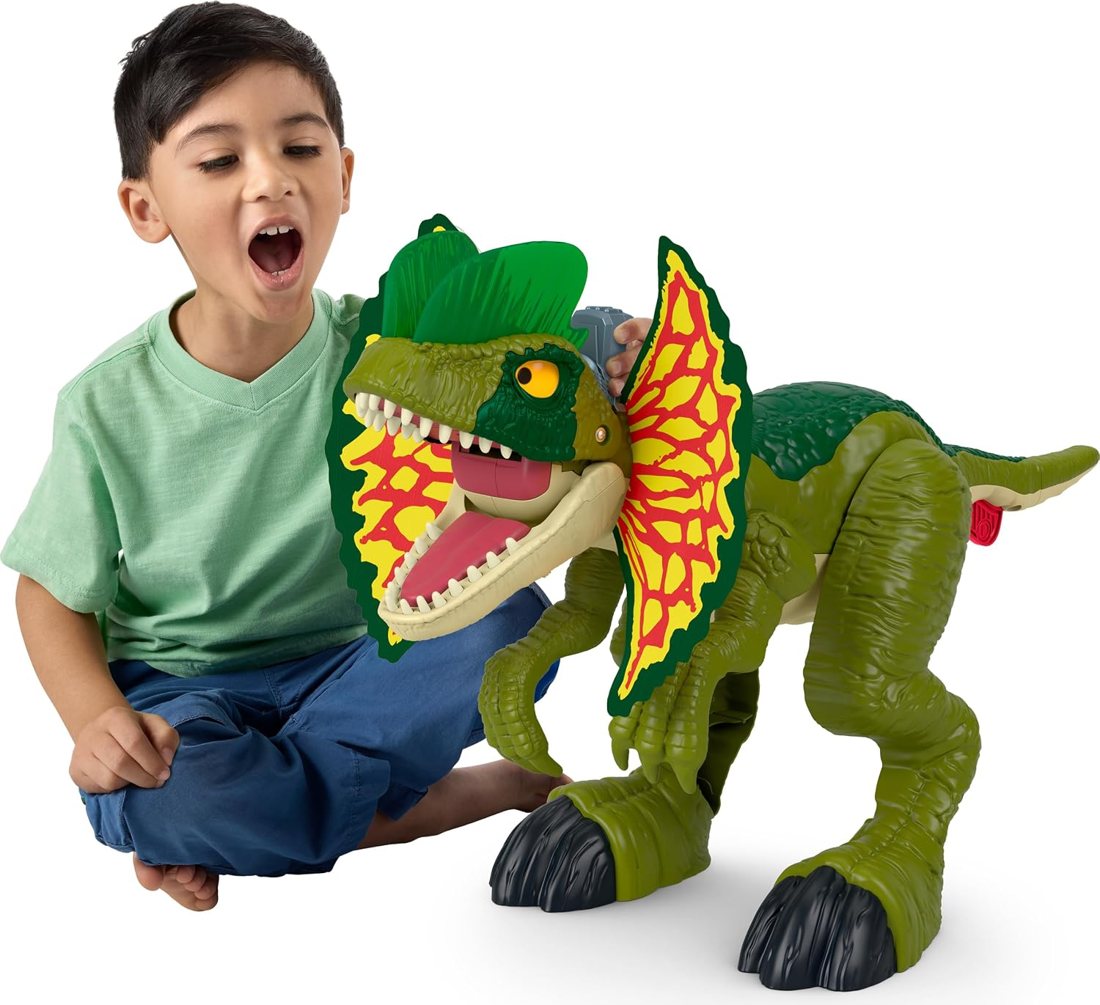 Jurassic World Thrash Attack Dilophosaurus, view 3