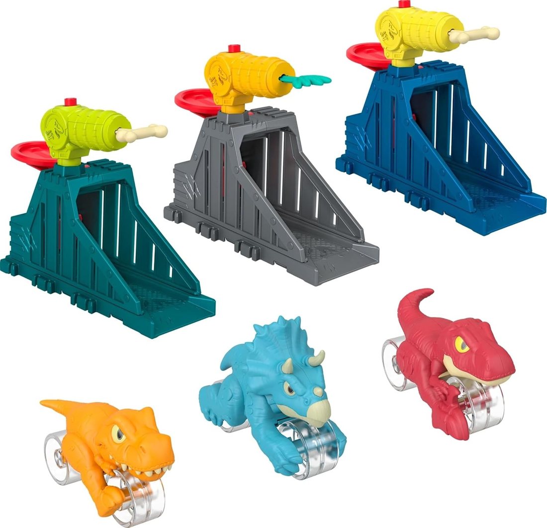 Jurassic World 3-Dino Launcher Set, view 2