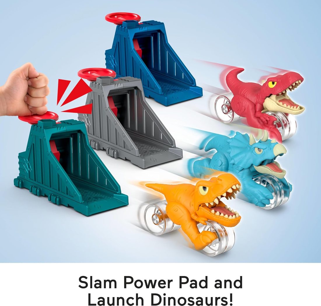 Jurassic World 3-Dino Launcher Set, view 4