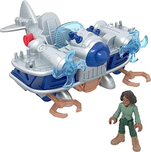 Imaginext Jurassic World Dominion Kayla Watts with air tracker plane
