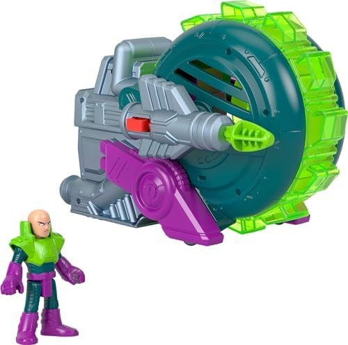 Imaginext Lex Luthor in his spinning saw vehicle