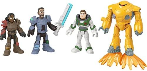 Imaginext Lightyear figure pack with Buzz Lightyear, Izzy Hawthorne, Mo Morrison and Zyclops