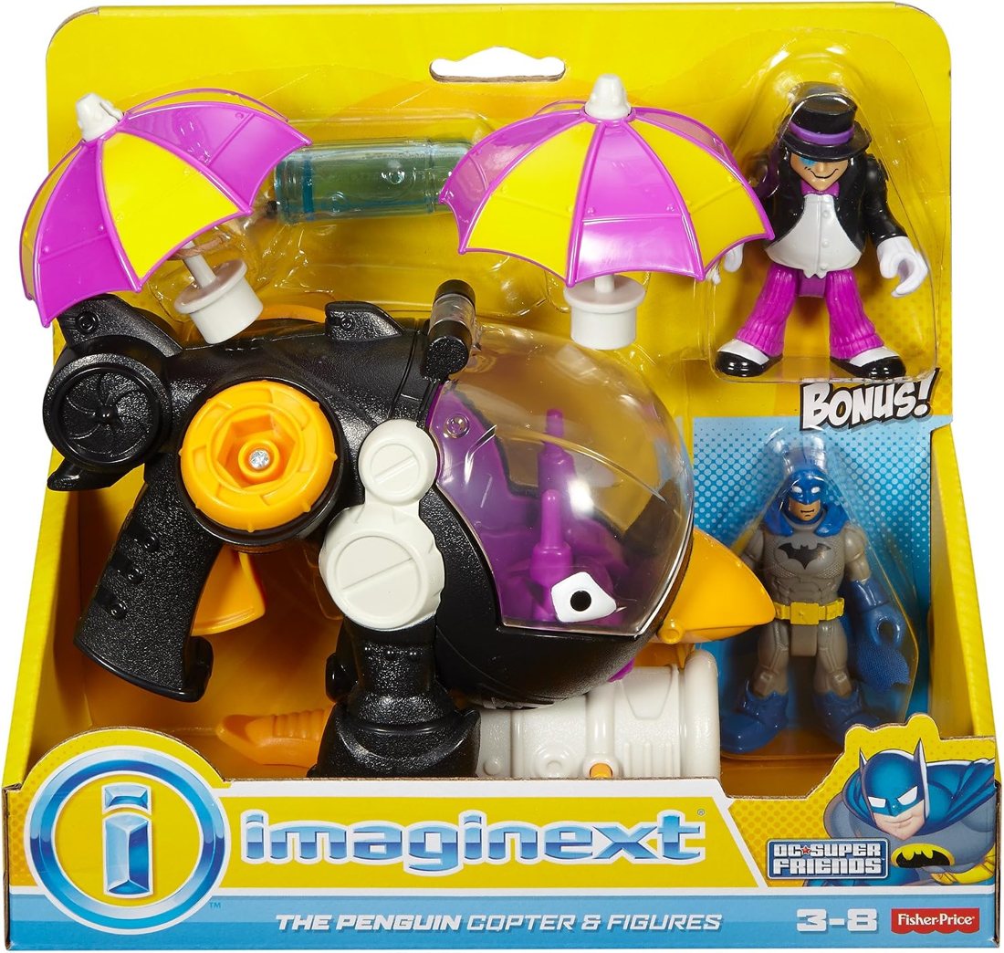 Penguin Copter & Batman, view 4