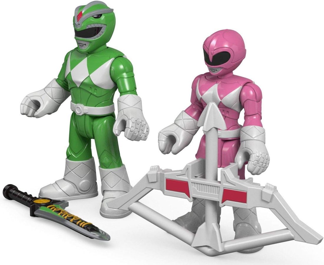 Power Rangers Green & Pink Ranger, view 2