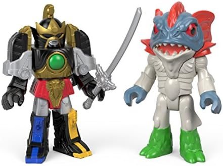 Imaginext Power Rangers Thunder Megazord and Pirantishead figures