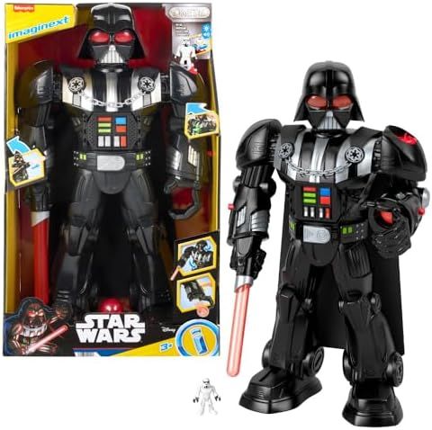 Imaginext Star Wars Darth Vader Bot over two feet tall with lightsaber arm