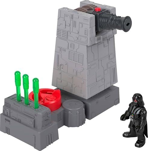 Imaginext Star Wars Death Star turret cannon with Darth Vader metal key
