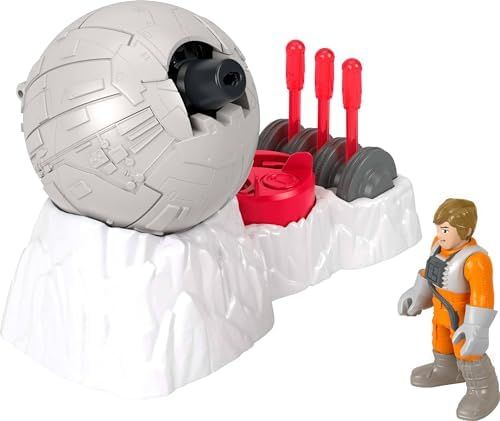 Imaginext Star Wars Rebel Base cannon with Luke Skywalker metal key