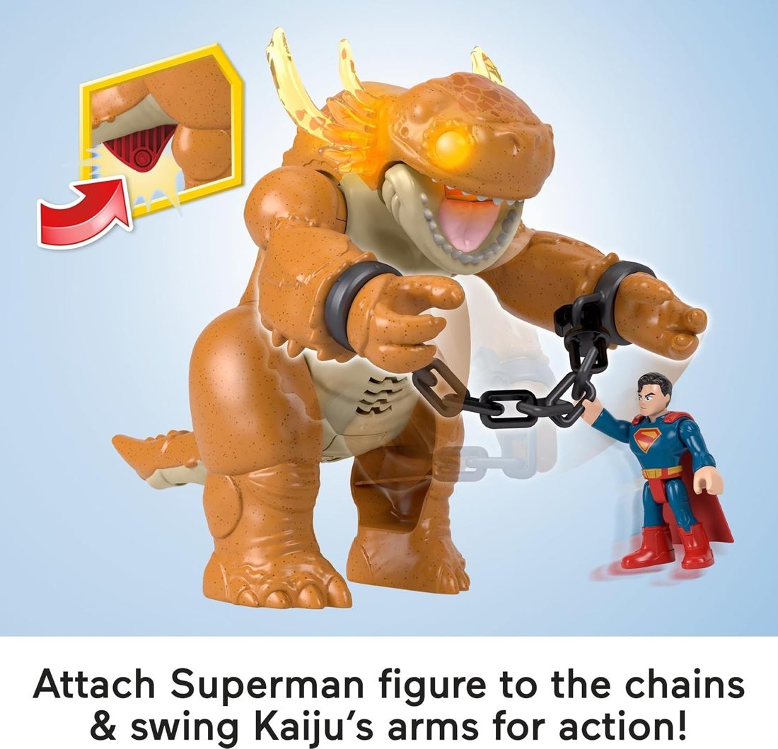 Superman vs Kaiju Monster Set, view 4