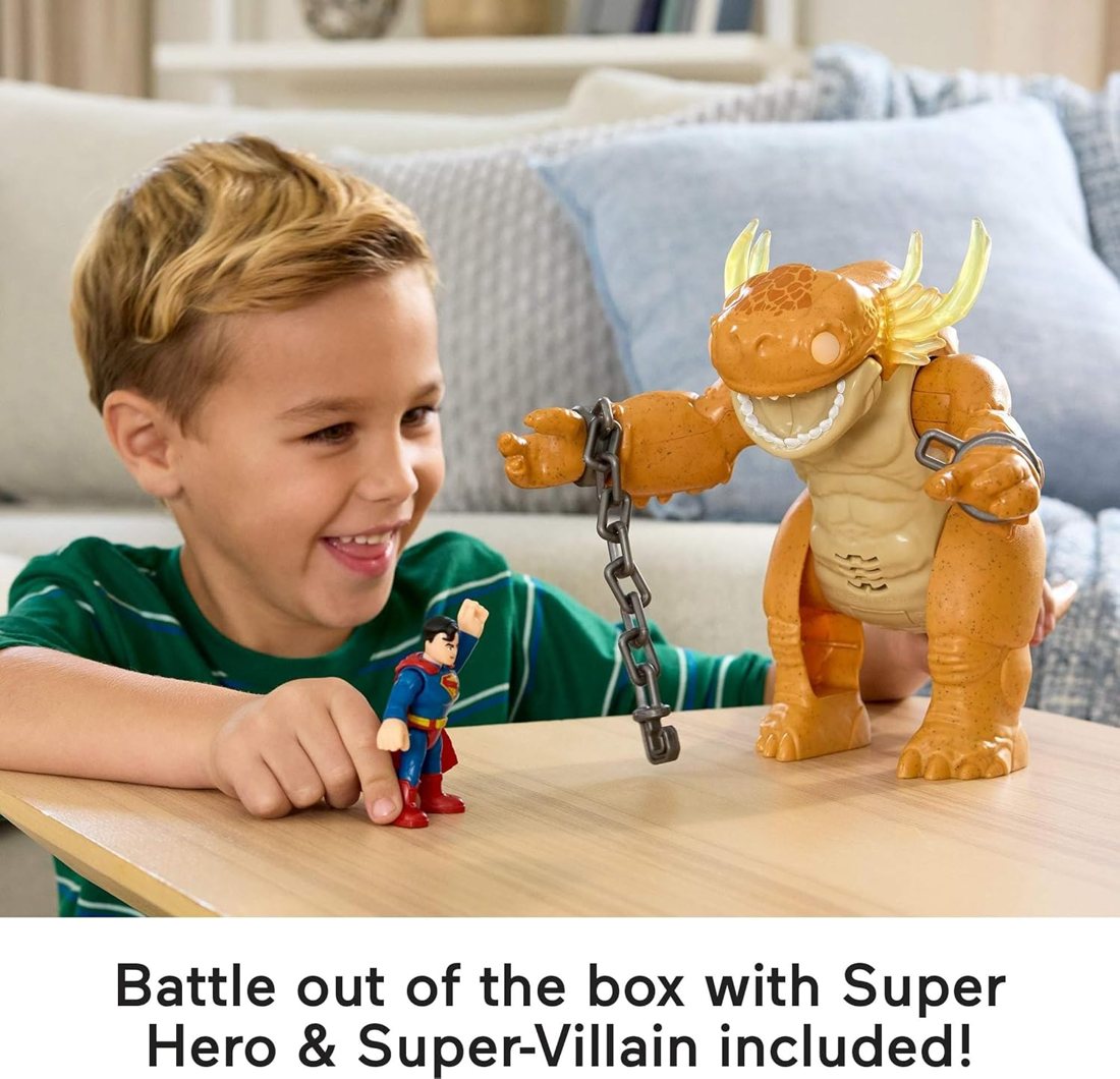 Superman vs Kaiju Monster Set, view 5