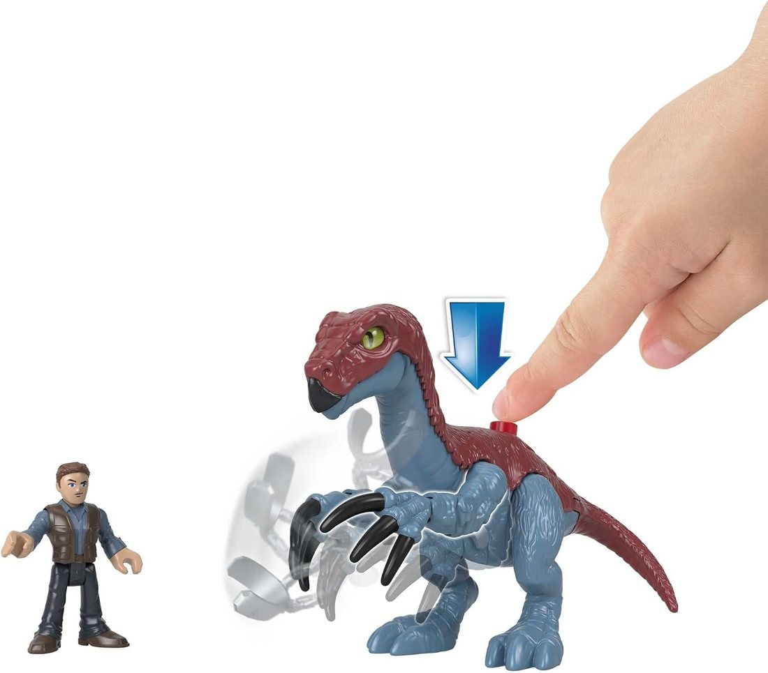 Therizinosaurus & Owen Grady, view 3