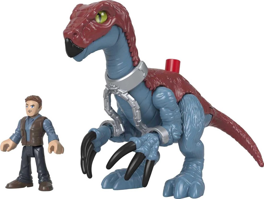 Therizinosaurus & Owen Grady, view 4