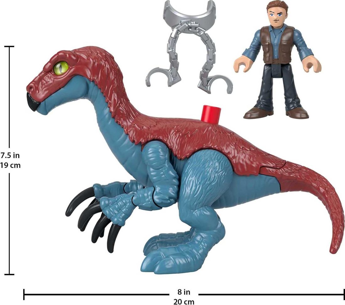 Therizinosaurus & Owen Grady, view 6