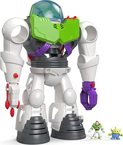 Imaginext Toy Story Buzz Lightyear robot playset with removable spaceship