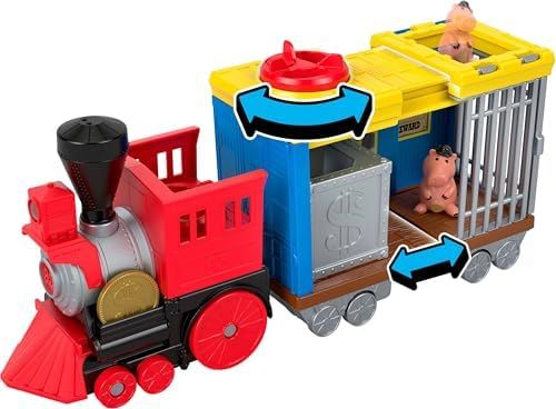 Imaginext Woody's Round Up Train with jail car, Woody and Dr. Porkchop figures