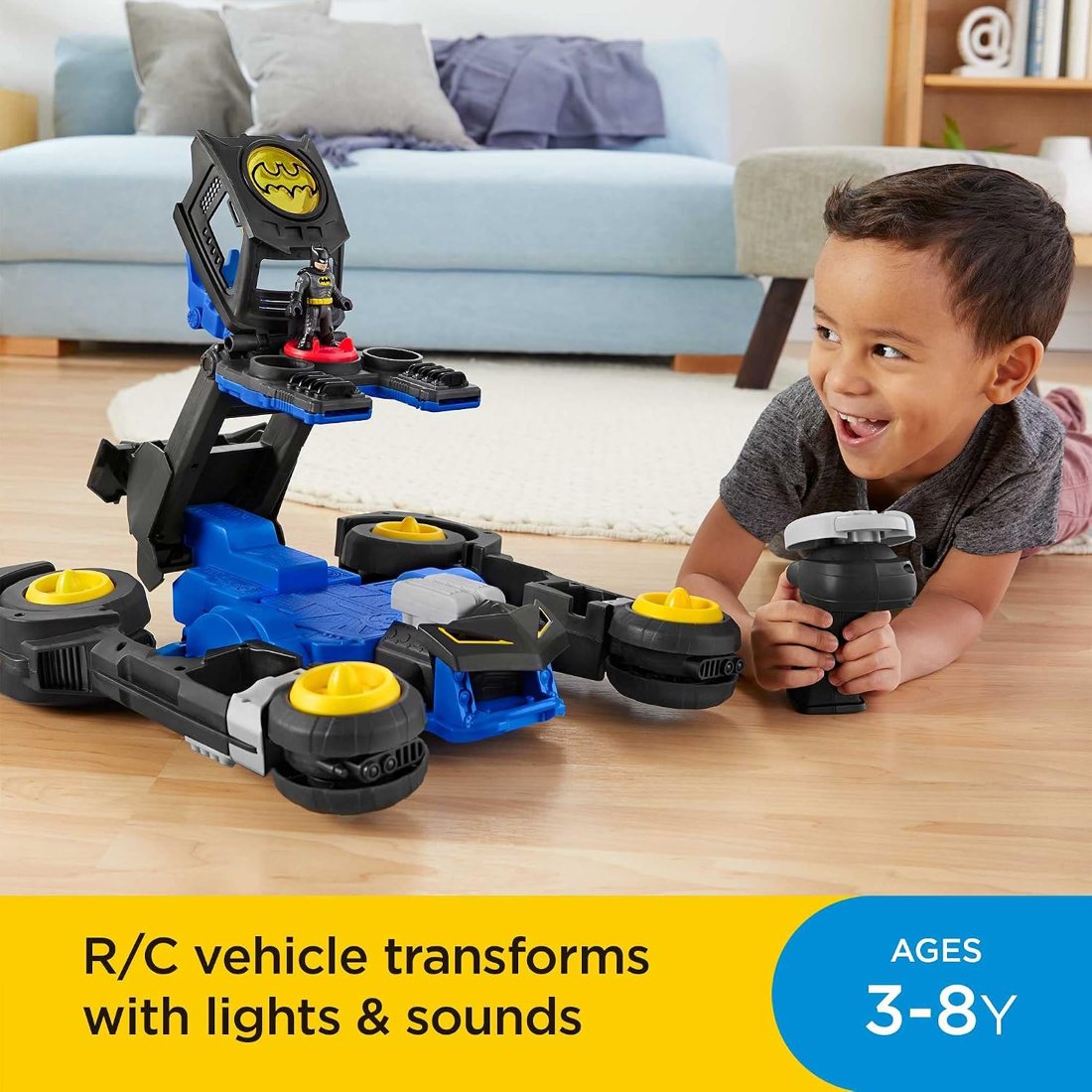 Transforming Batmobile R/C, view 3